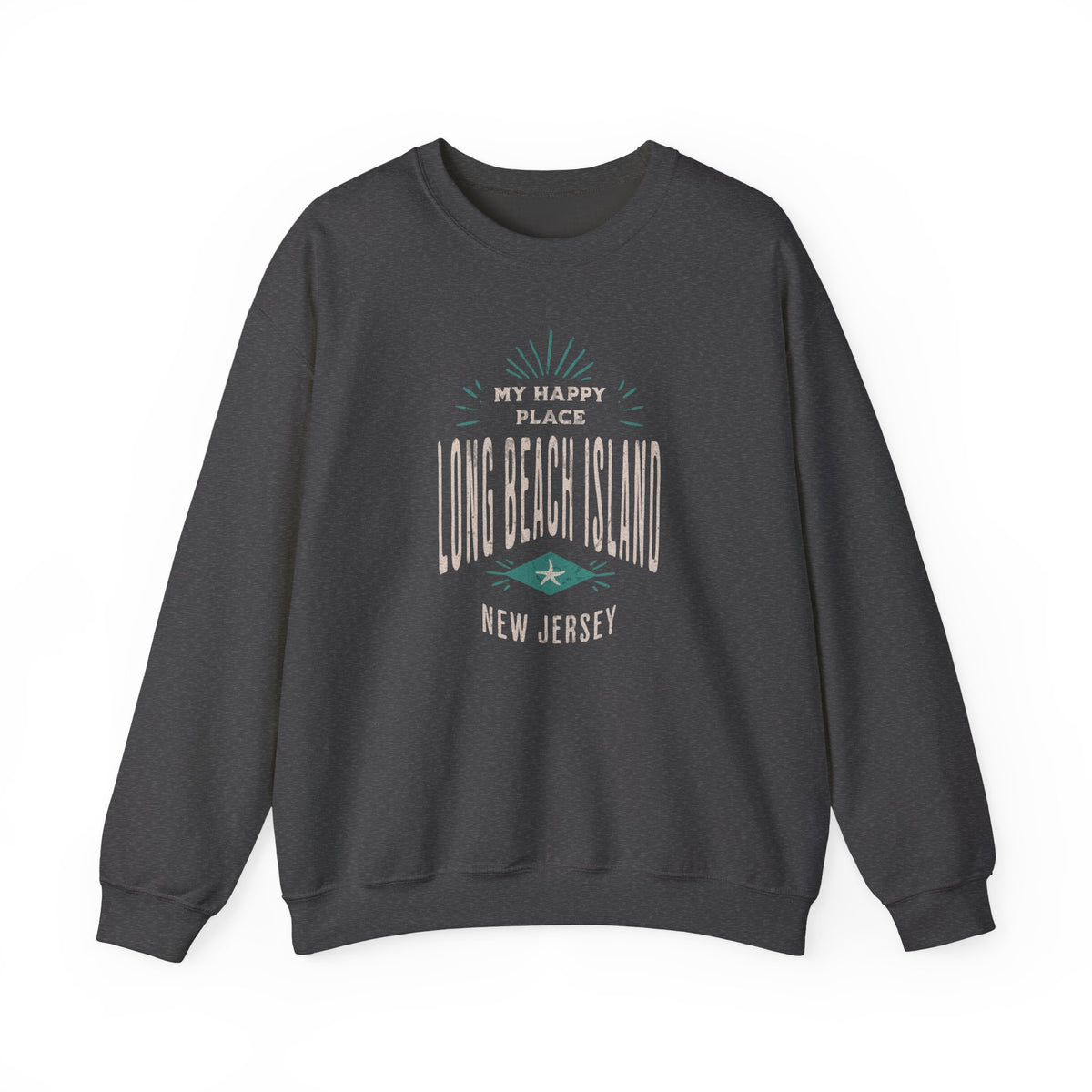 My Happy Place Sweatshirt, Long Beach Island