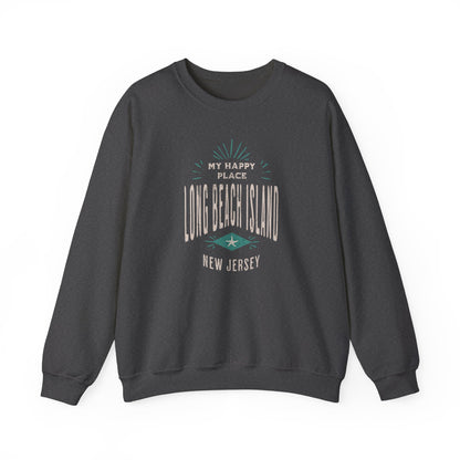My Happy Place Sweatshirt, Long Beach Island