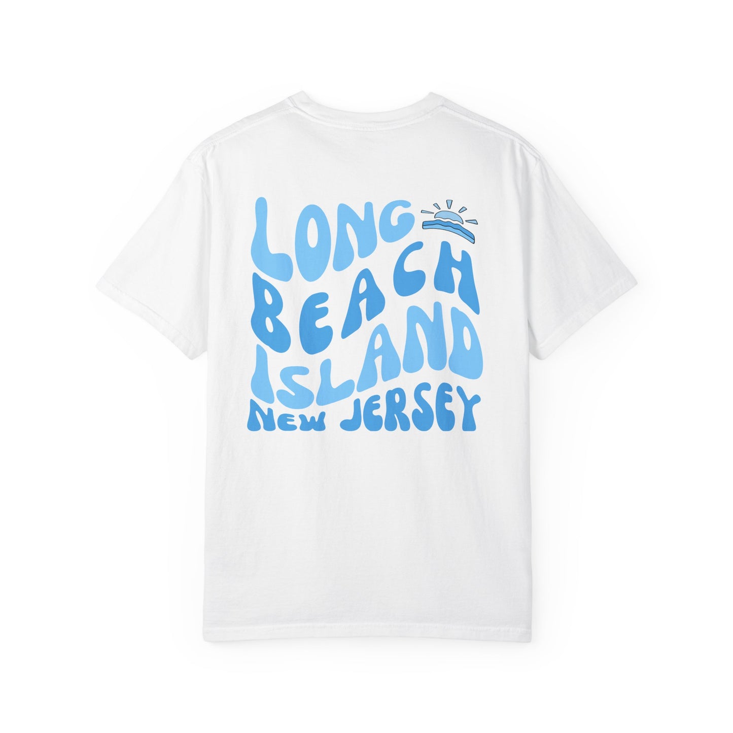 Blue Wave Comfort Colors tee - Long Beach Island