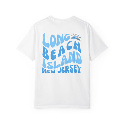 Blue Wave Comfort Colors tee - Long Beach Island