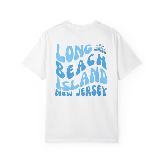 Blue Wave Comfort Colors tee - Long Beach Island