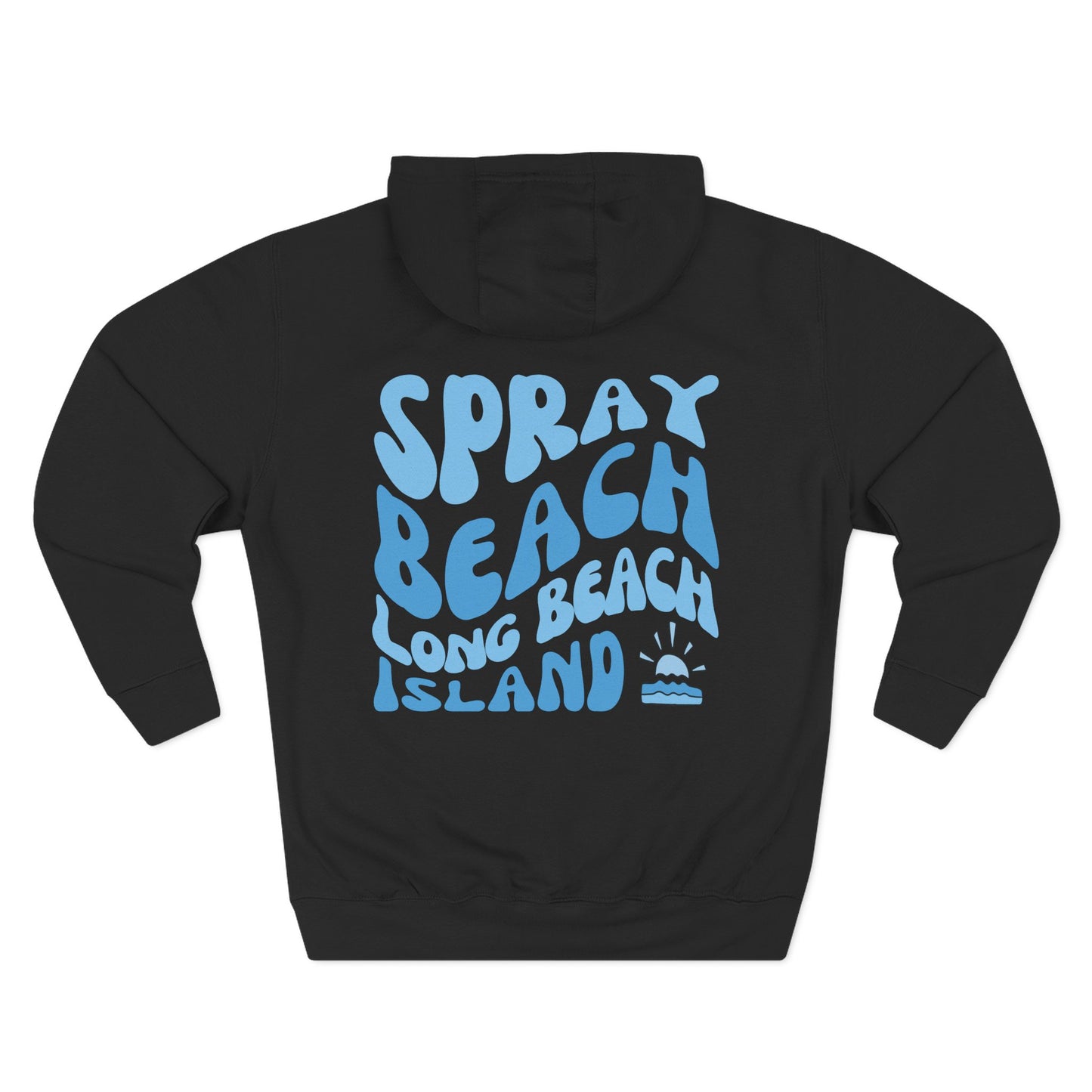 Blue Wave Hoodie, Spray Beach - newly updated