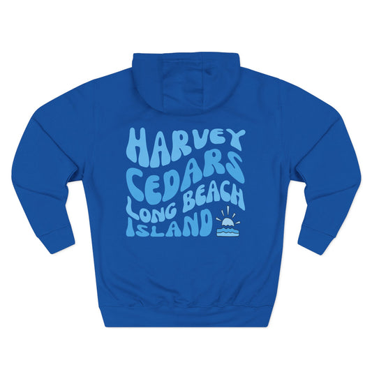Blue wave Hoodie, Harvey Cedars, newly updated