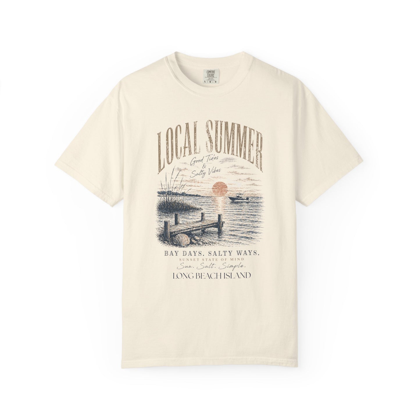 Local Summer Bay Days, Comfort Colors Tee