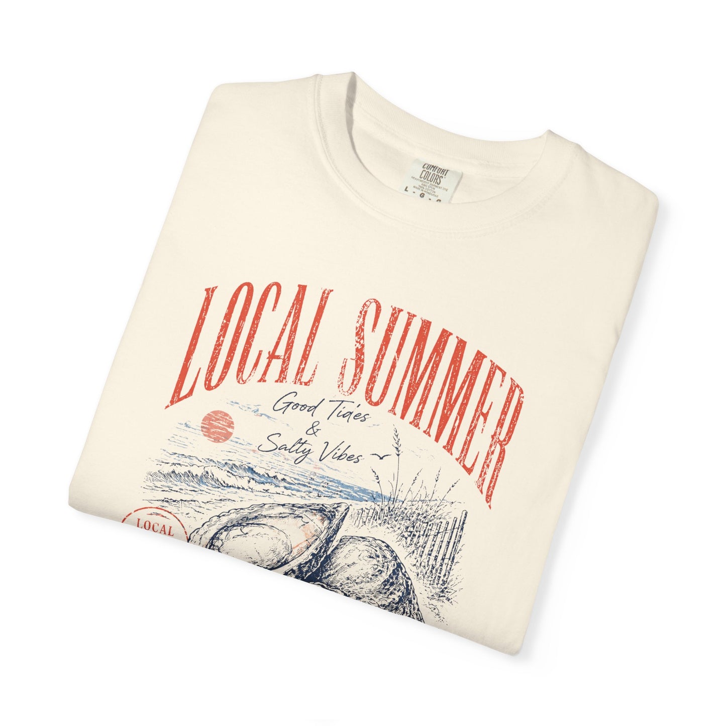 Local Summer Fresh Oysters Comfort Colors T-Shirt draft