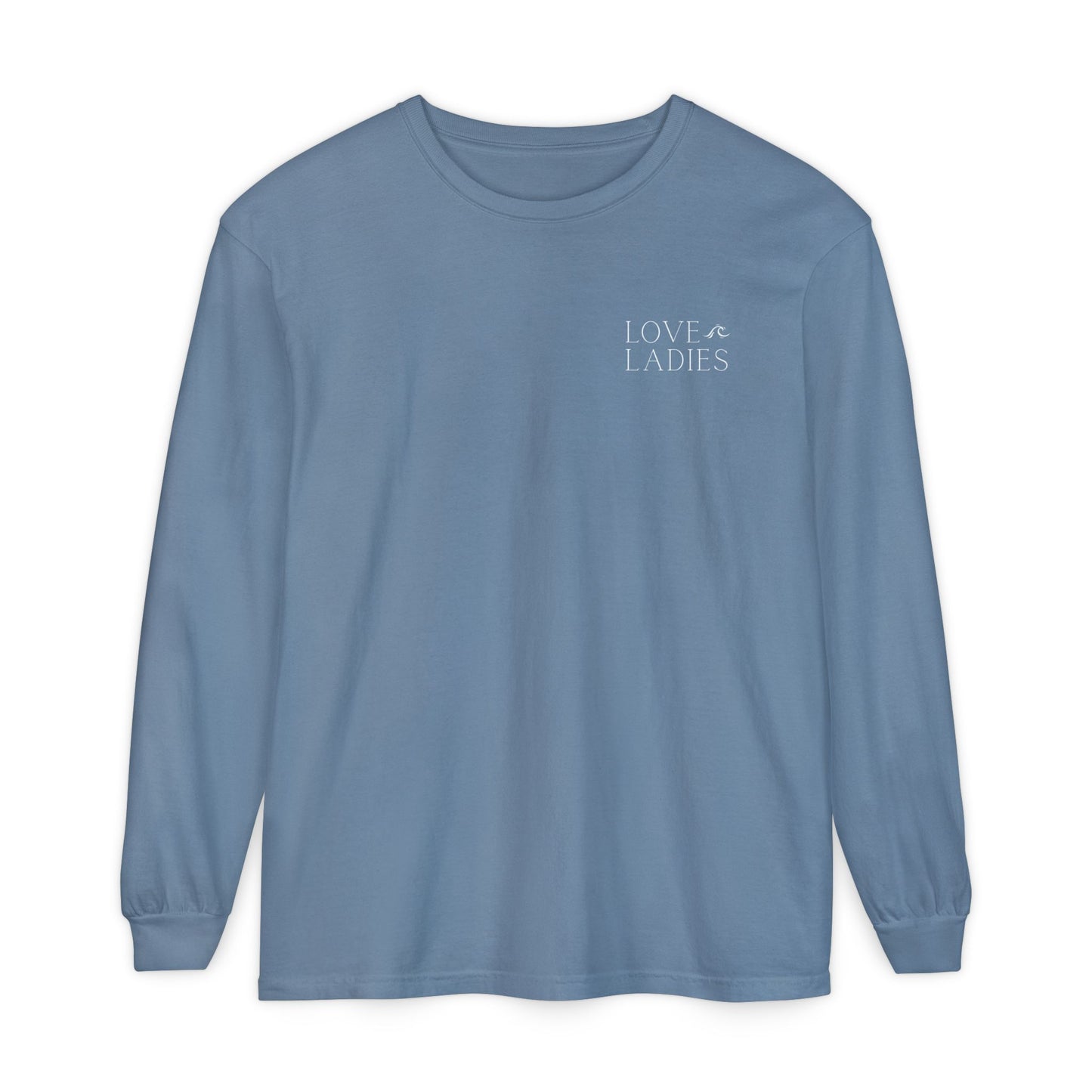Waves Comfort Colors Long Sleeve Tee, Loveladies