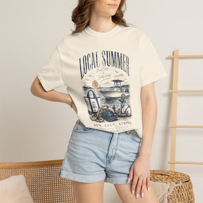 Local Summer Boat Days Comfort Colors T-Shirt