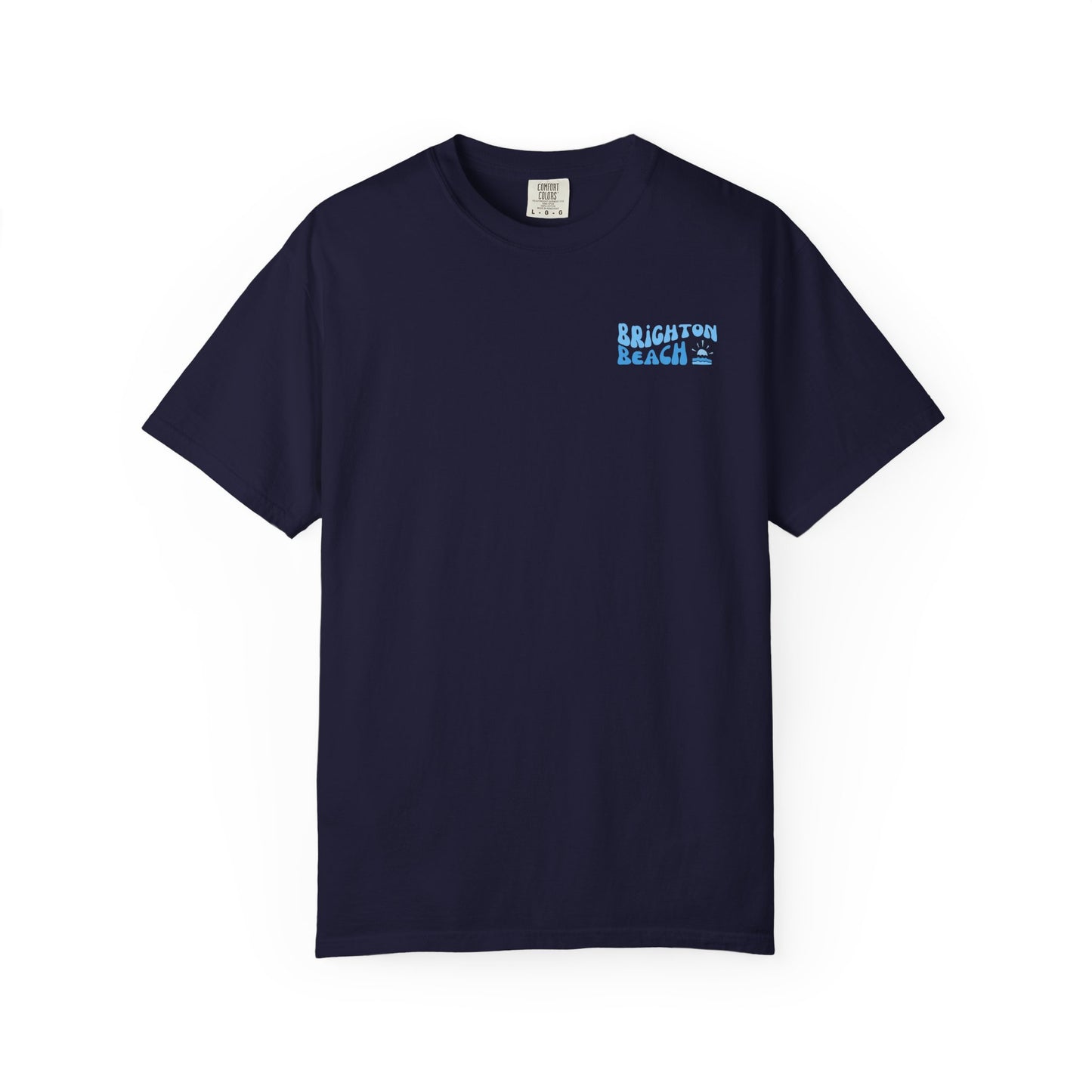 Blue Wave Comfort Colors tee - Brighton Beach