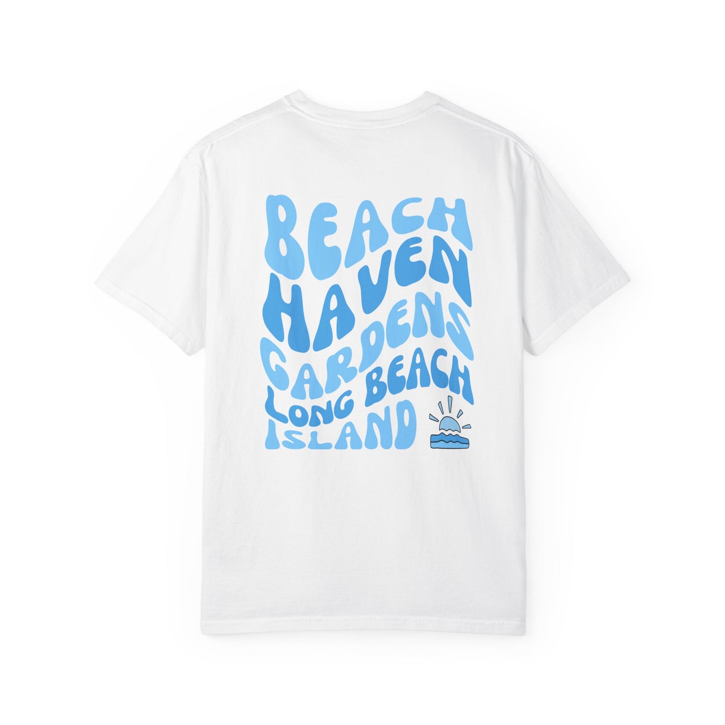 Blue Wave Comfort Colors tee - Beach Haven Gardens