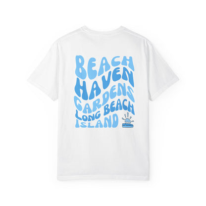Blue Wave Comfort Colors tee - Beach Haven Gardens