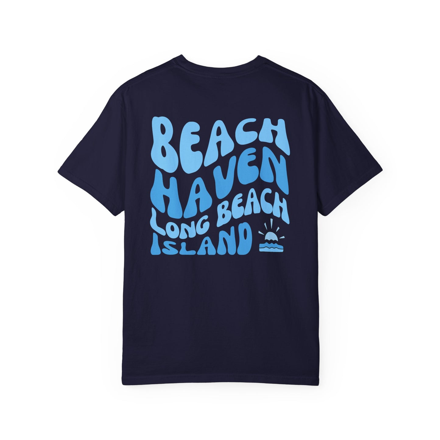Blue Wave Comfort Colors tee - Beach Haven