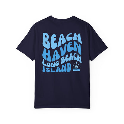 Blue Wave Comfort Colors tee - Beach Haven