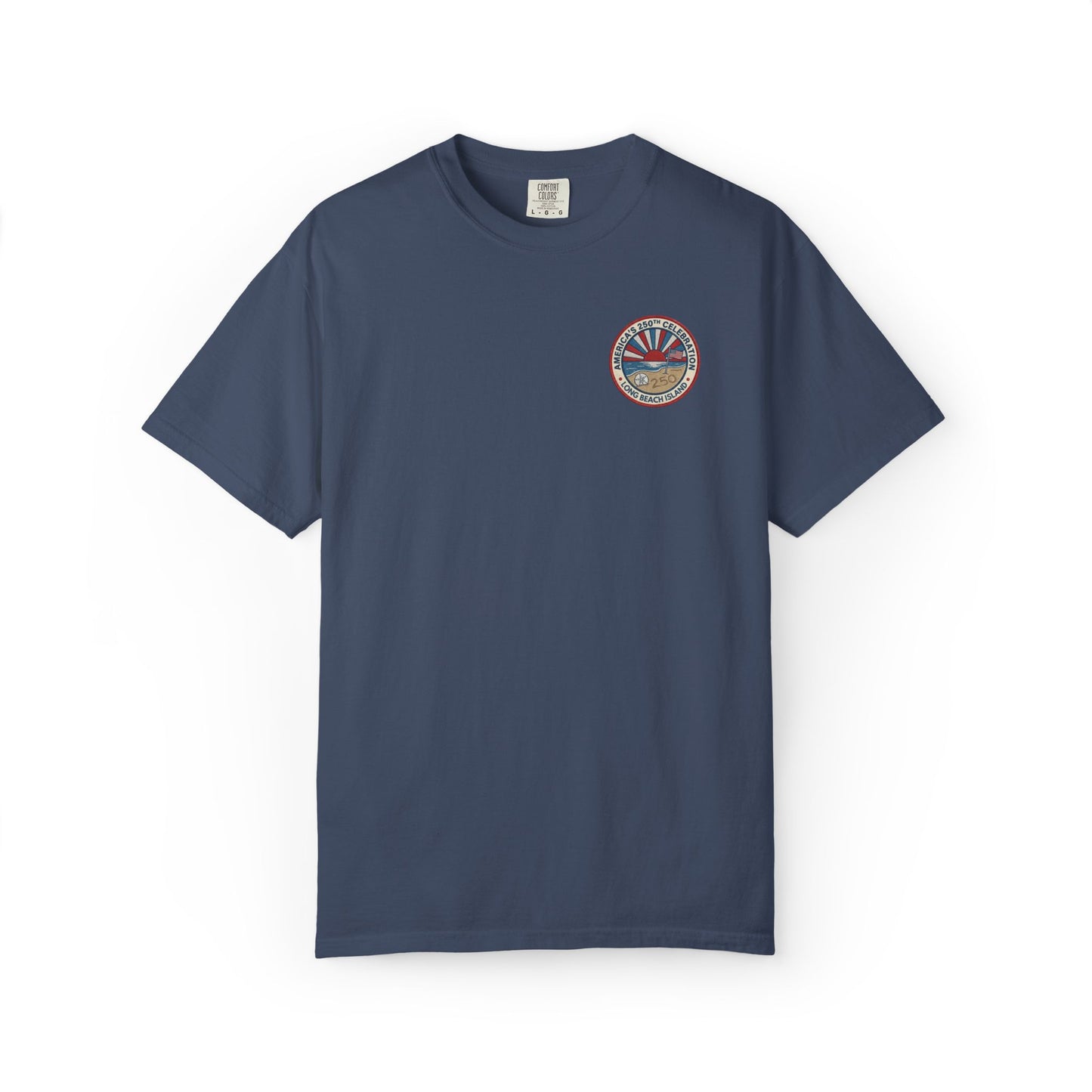 Coastal Celebration Comfort Colors T-Shirt - Long Beach Island