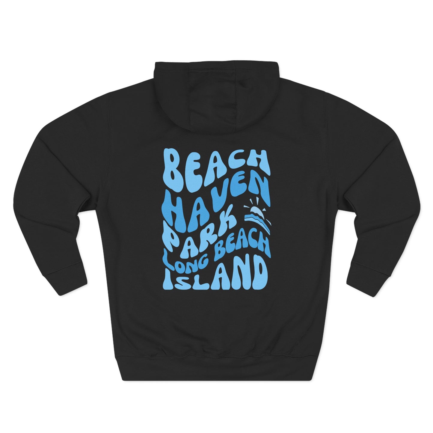Blue wave Hoodie, Beach Haven Park, newly updated