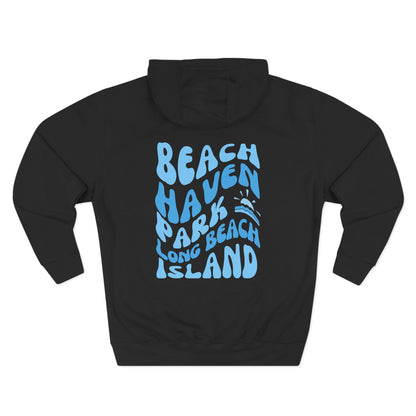 Blue wave Hoodie, Beach Haven Park, newly updated