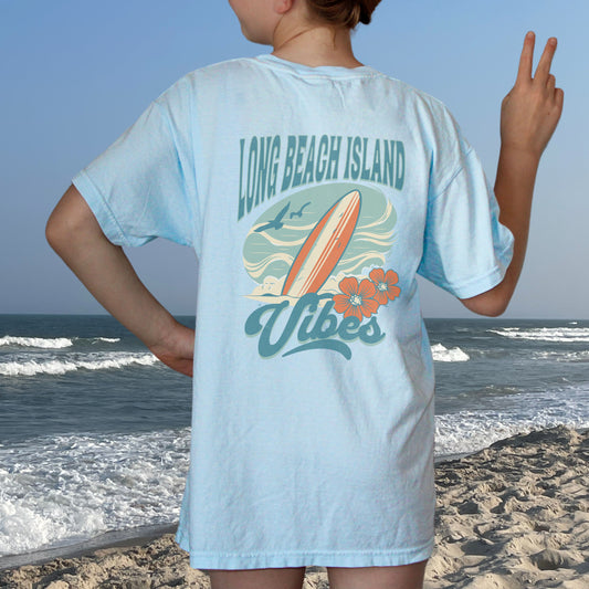 LBI Vibes Comfort Colors YOUTH tee