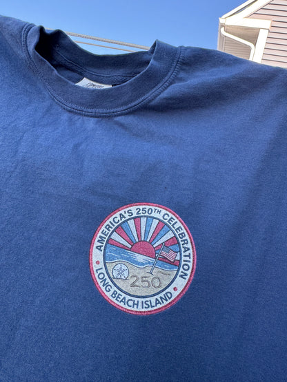 Coastal Celebration Comfort Colors T-Shirt - Long Beach Island