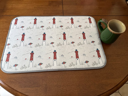 Old Barney Days Kitchen Dish Drying Mat
