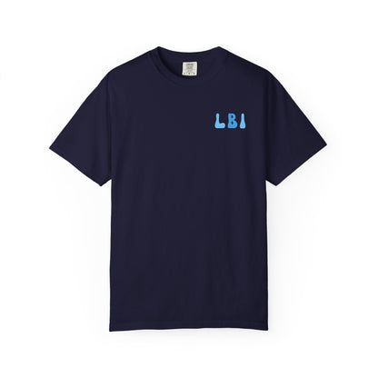 Blue Wave Comfort Colors tee - Long Beach Island