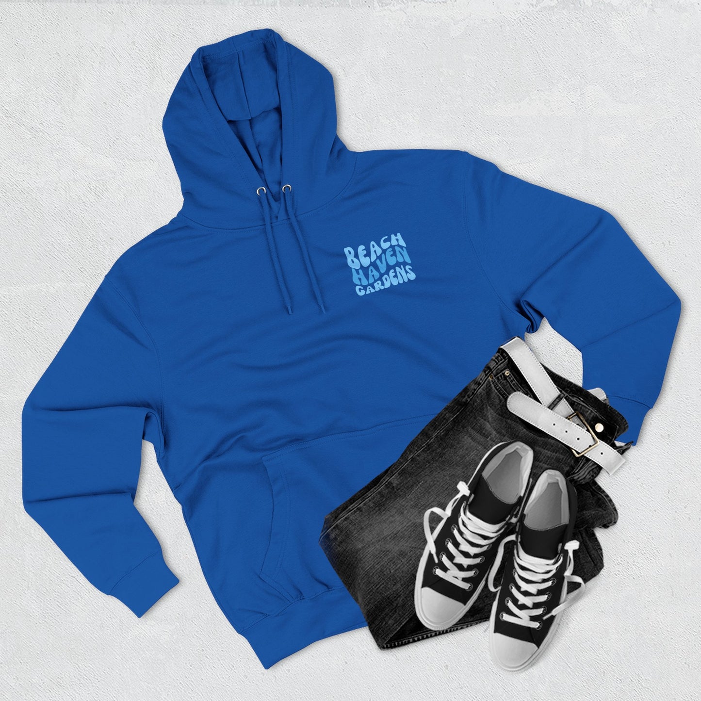 Blue Wave Hoodie, Beach Haven Gardens, newly updated