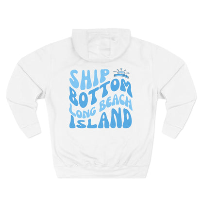 Blue wave Hoodie, Ship Bottom - newly updated
