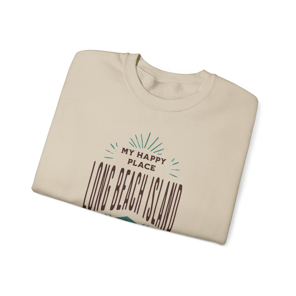 My Happy Place Sweatshirt, Long Beach Island