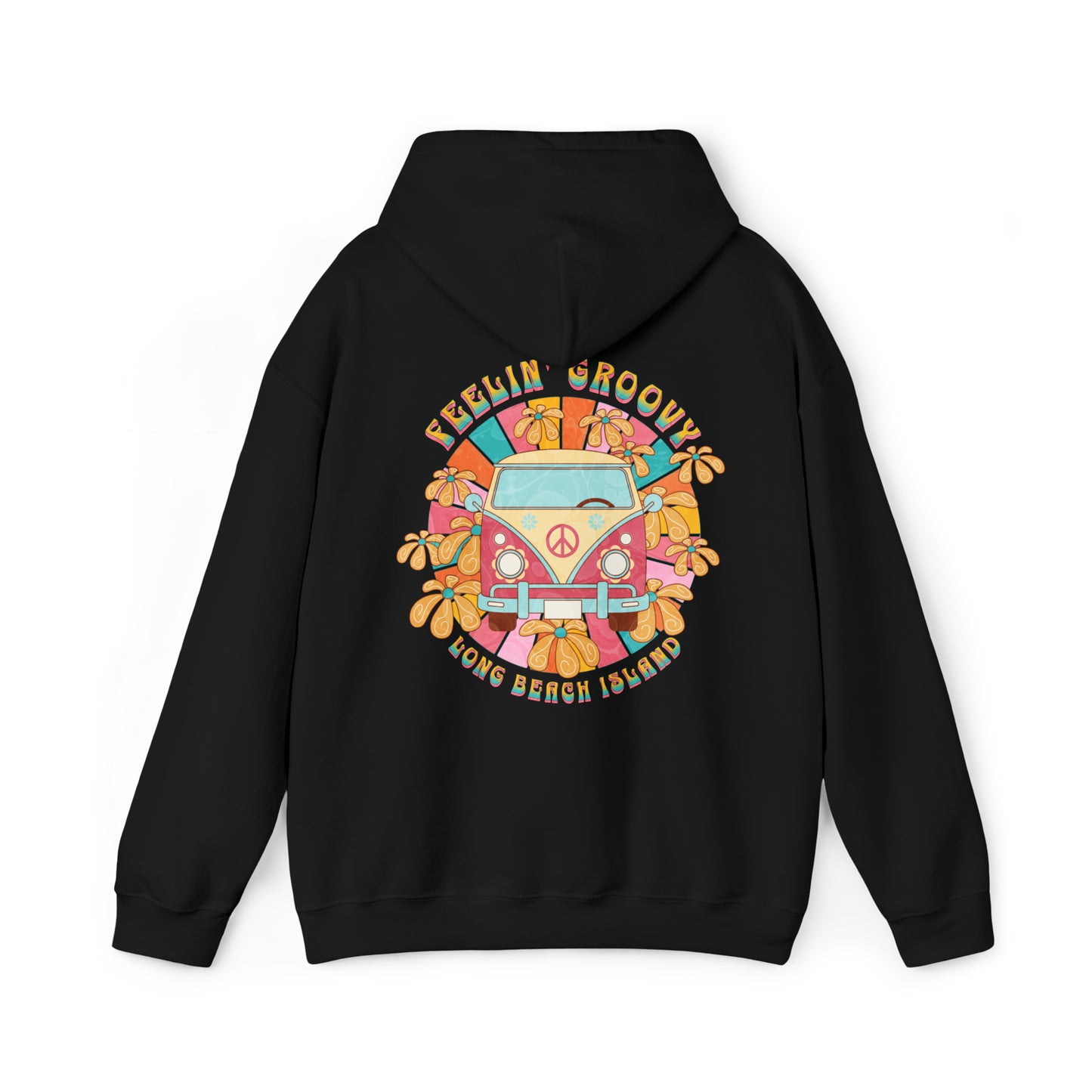 Feelin Groovy Hoodie, Long Beach Island