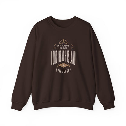 My Happy Place Sweatshirt, Long Beach Island