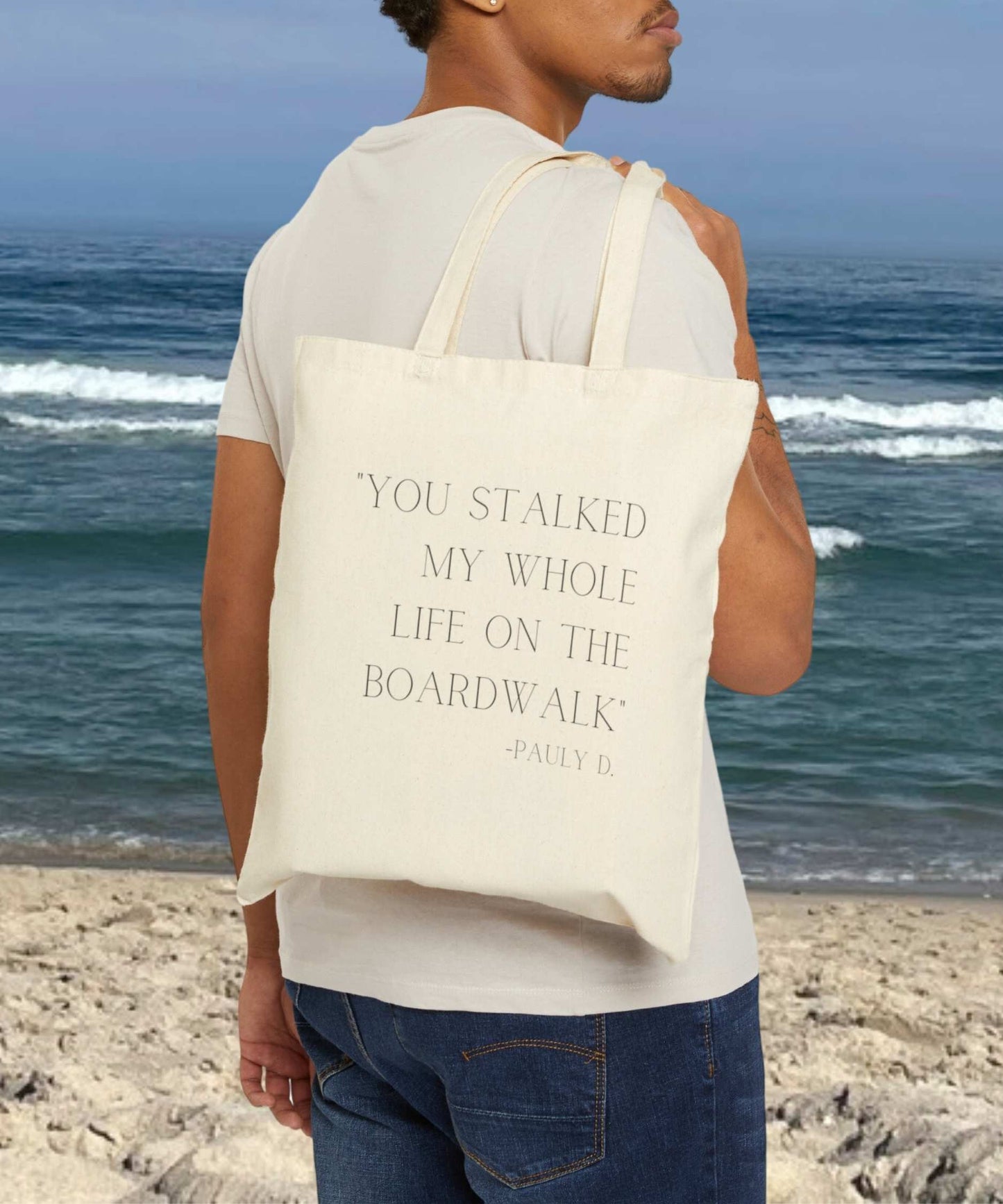 Jersey Shore Pauly D quote Canvas Tote Bag