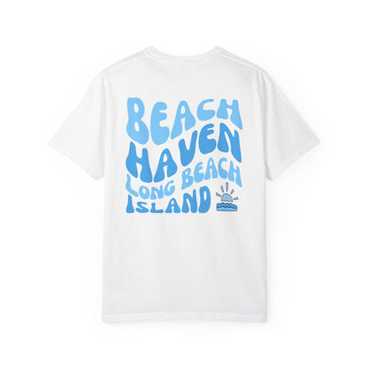 Blue Wave Comfort Colors tee - Beach Haven