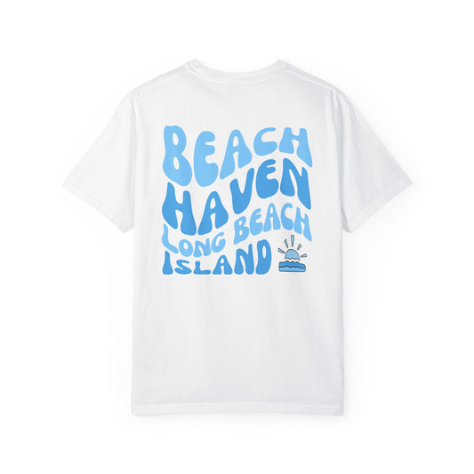 Blue Wave Comfort Colors tee - Beach Haven