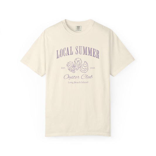 Local Summer Oyster Club Comfort Colors Tee