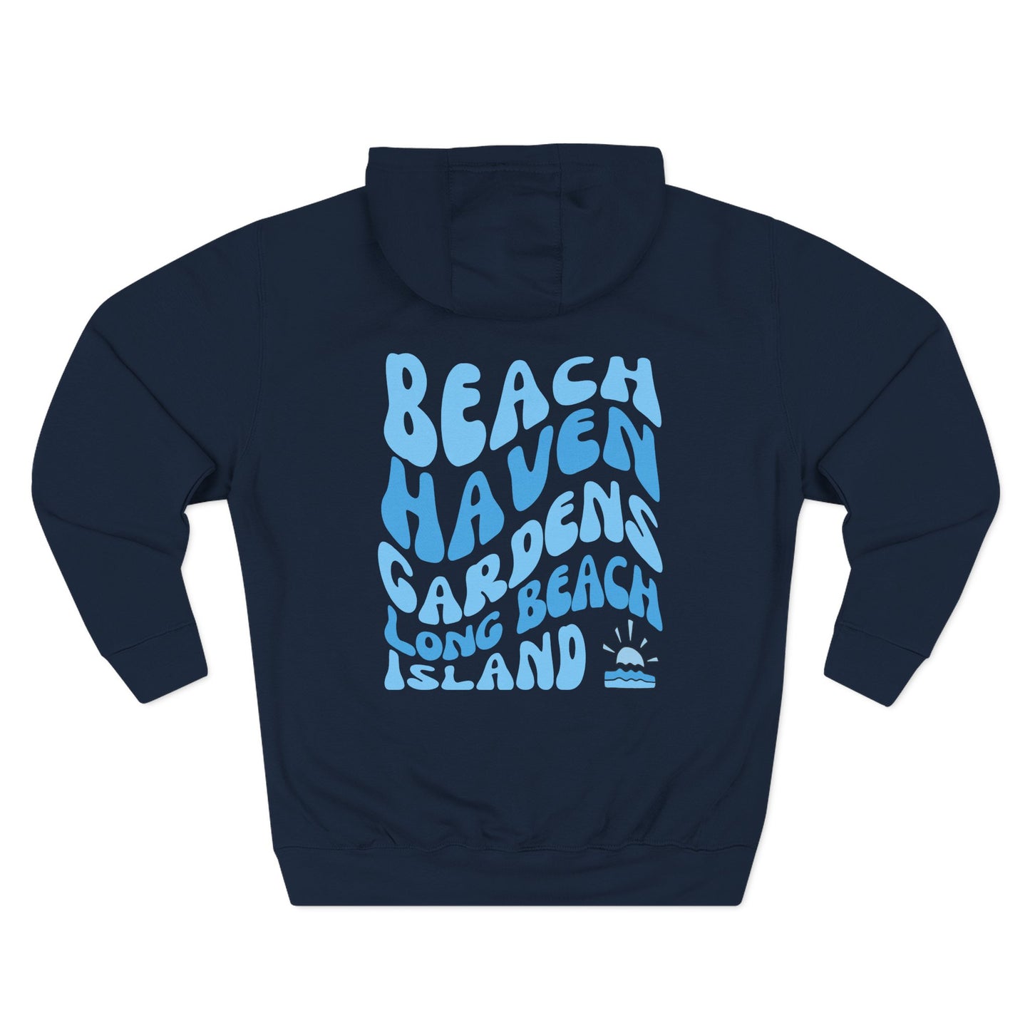 Blue Wave Hoodie, Beach Haven Gardens, newly updated