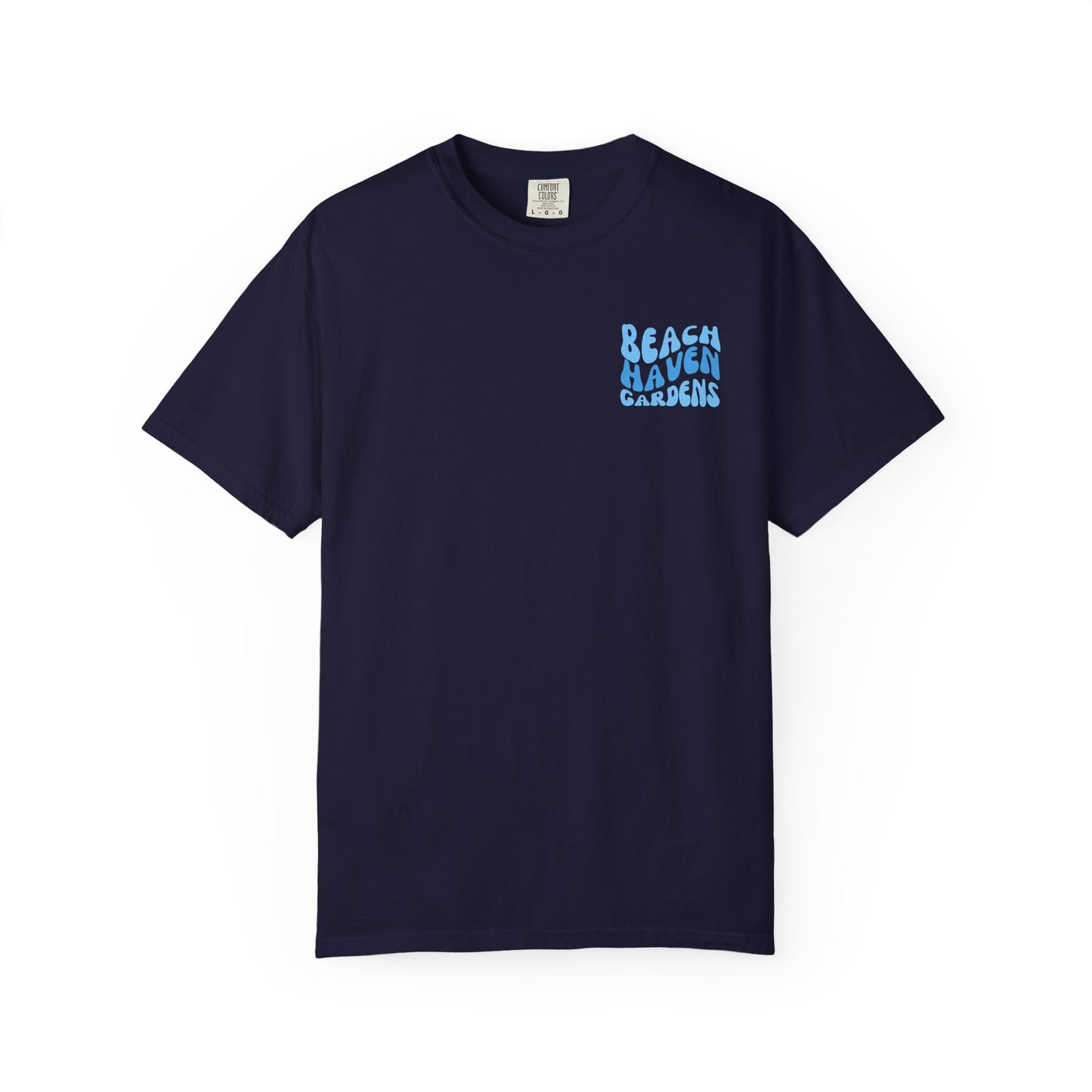 Blue Wave Comfort Colors tee - Beach Haven Gardens