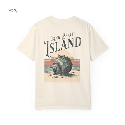 Morning Glow Comfort Colors Tee - Long Beach Island