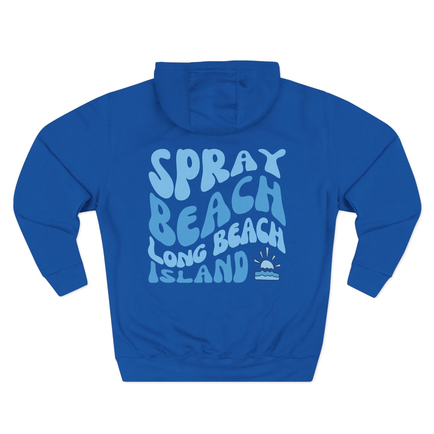 Blue Wave Hoodie, Spray Beach - newly updated