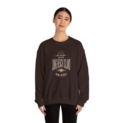 My Happy Place Sweatshirt, Long Beach Island