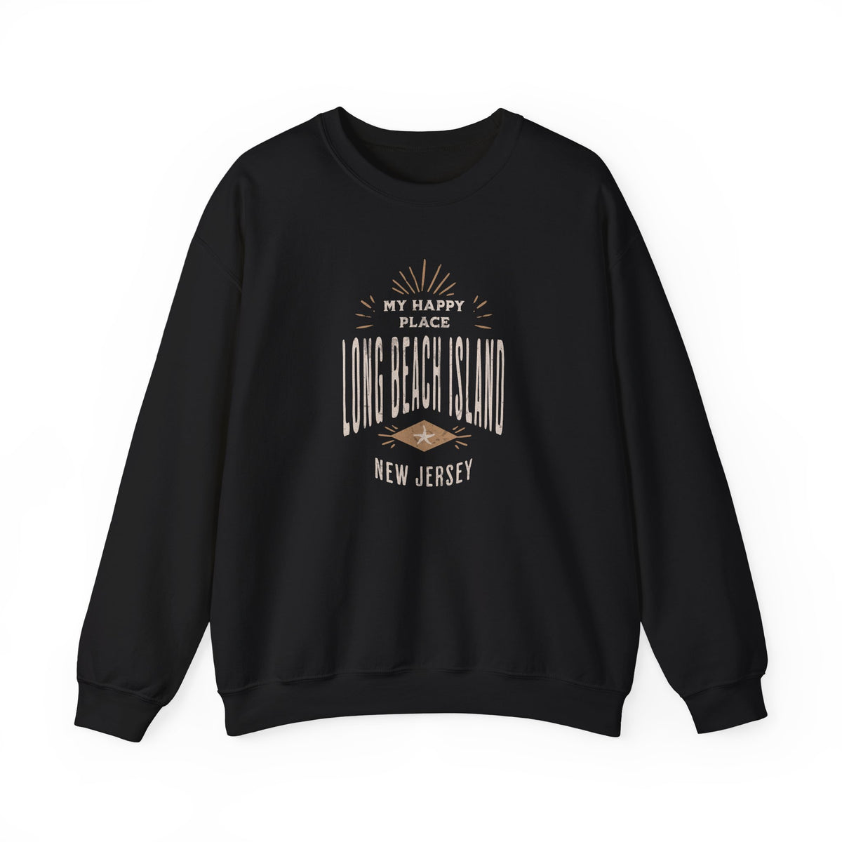 My Happy Place Sweatshirt, Long Beach Island