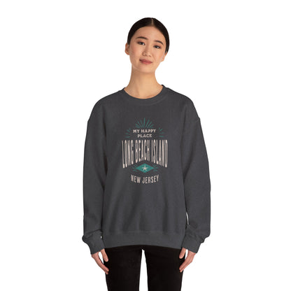 My Happy Place Sweatshirt, Long Beach Island