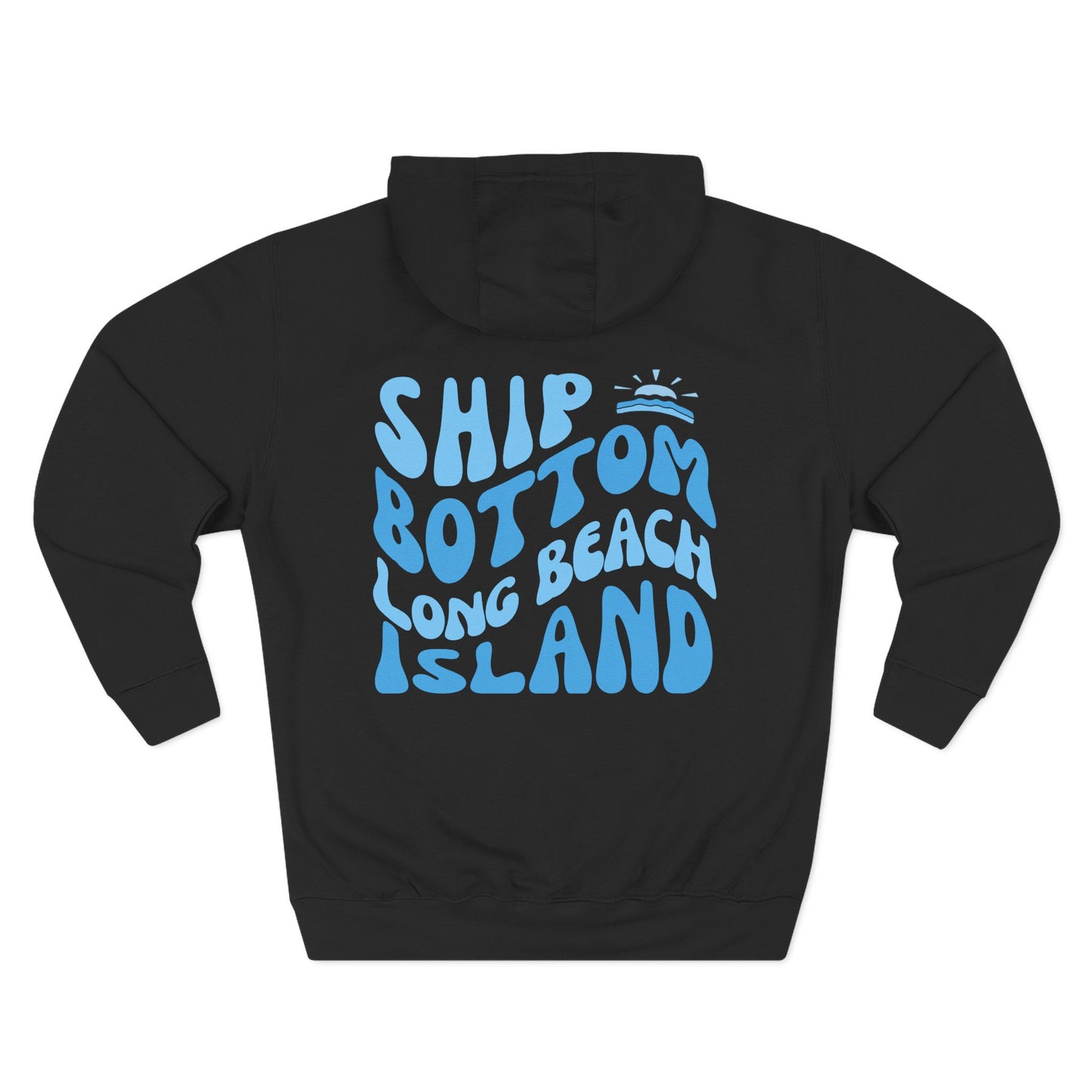 Blue wave Hoodie, Ship Bottom - newly updated