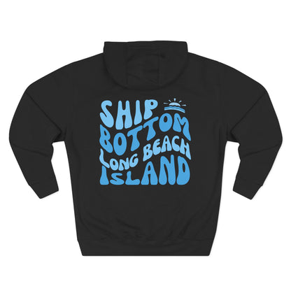 Blue wave Hoodie, Ship Bottom - newly updated