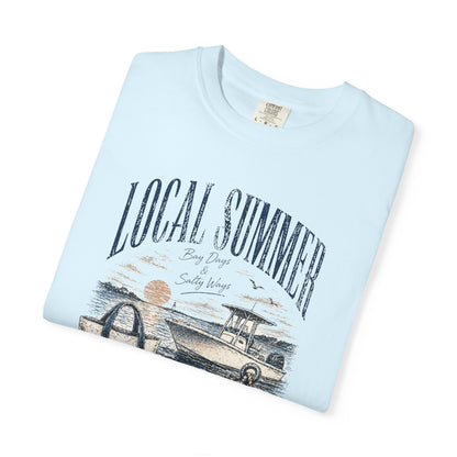 Local Summer Boat Days Comfort Colors T-Shirt