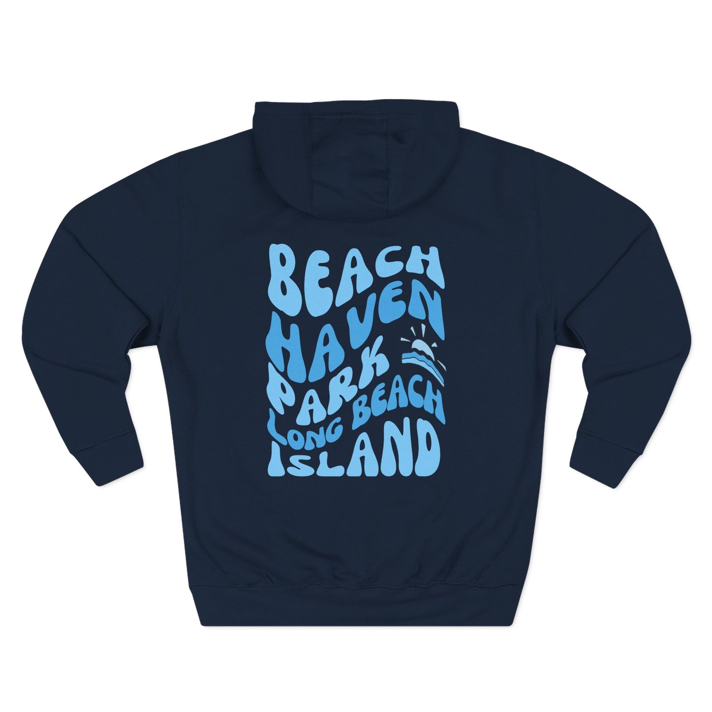 Blue wave Hoodie, Beach Haven Park, newly updated