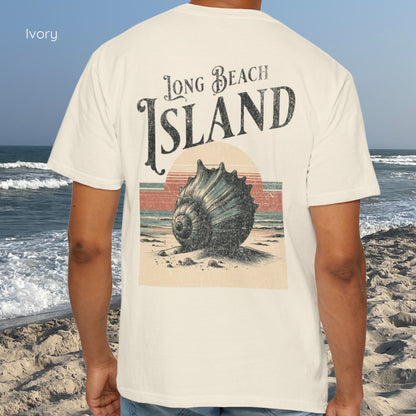 Morning Glow Comfort Colors Tee - Long Beach Island