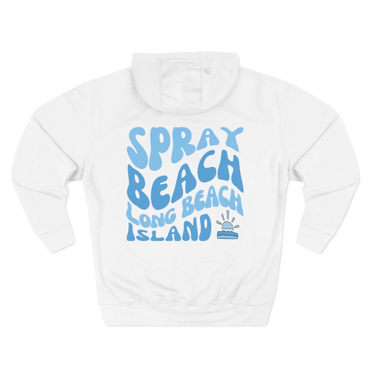 Blue Wave Hoodie, Spray Beach - newly updated