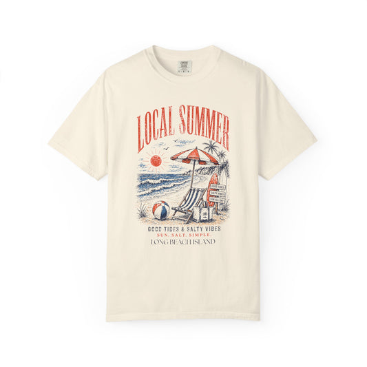 Local Summer Good Tides Comfort Colors T-Shirt