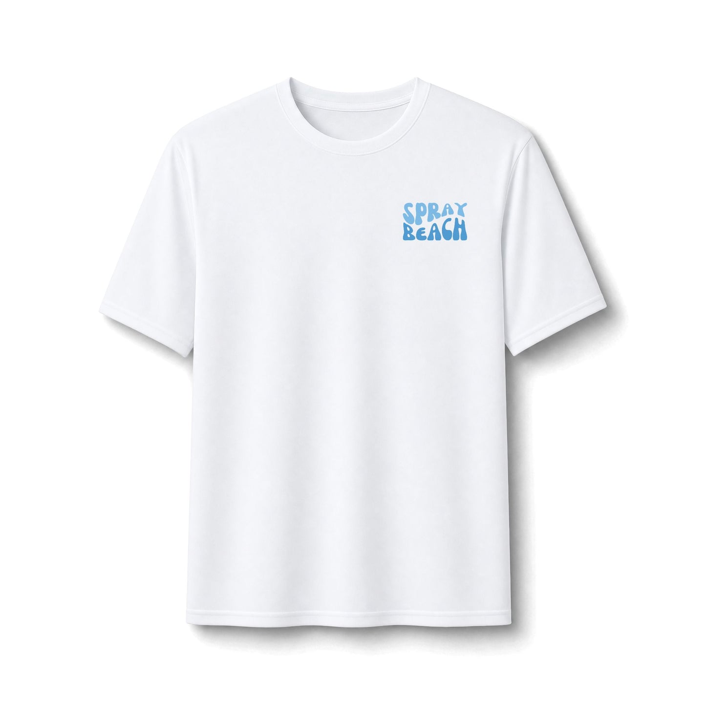 Blue Wave Performance Tee — Spray Beach - UPF50 - Sun protection