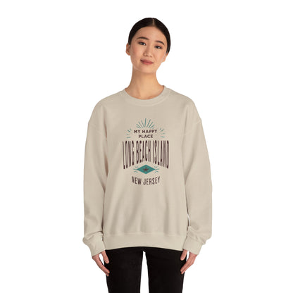 My Happy Place Sweatshirt, Long Beach Island