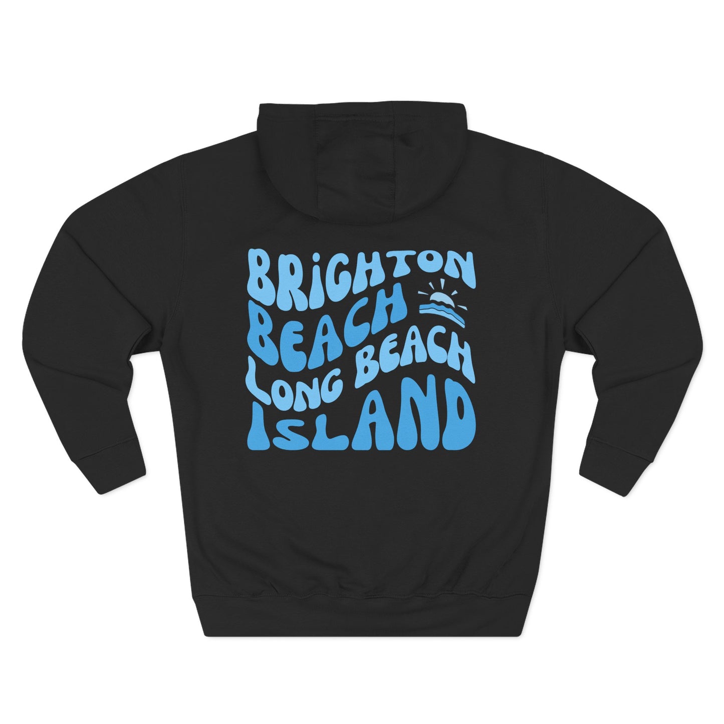 Blue wave Hoodie, Brighton Beach, newly updated