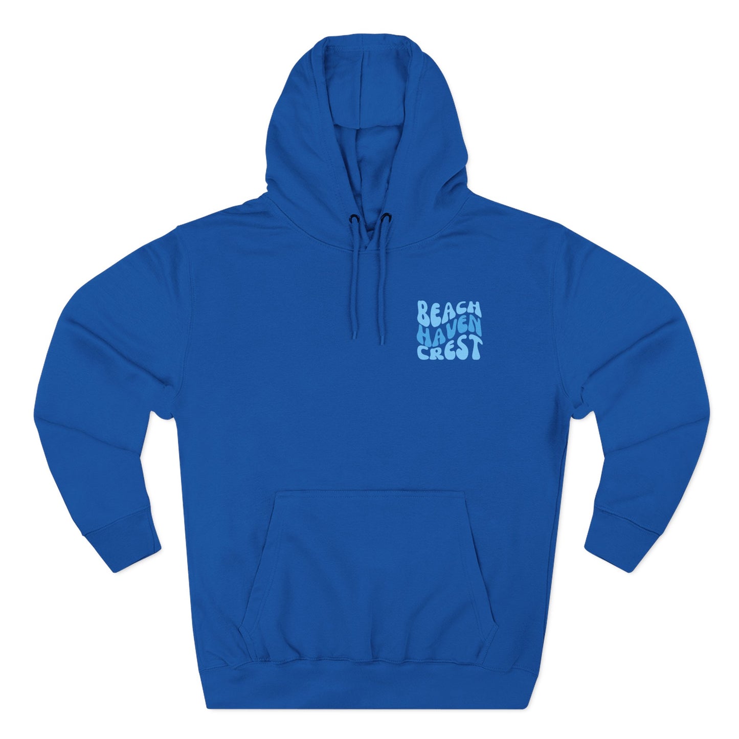 Blue wave Hoodie, Beach Haven Crest - newly updated